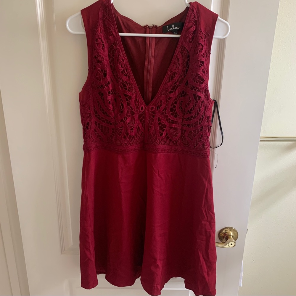lulus - lace skater dress